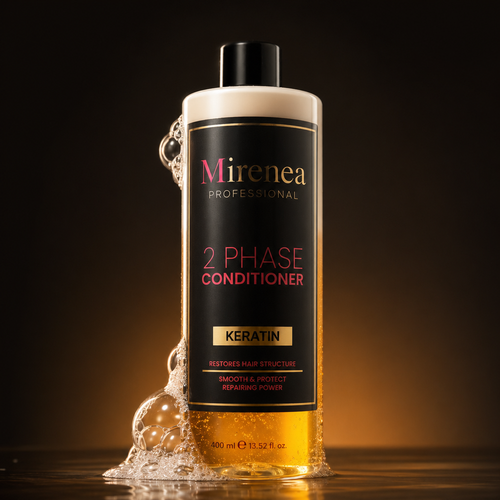 Mirenea Professional 2 Phase Conditioner Keratin – Biphasiges Leave-in-Spray für glattes Haar – Glanz & Schutz