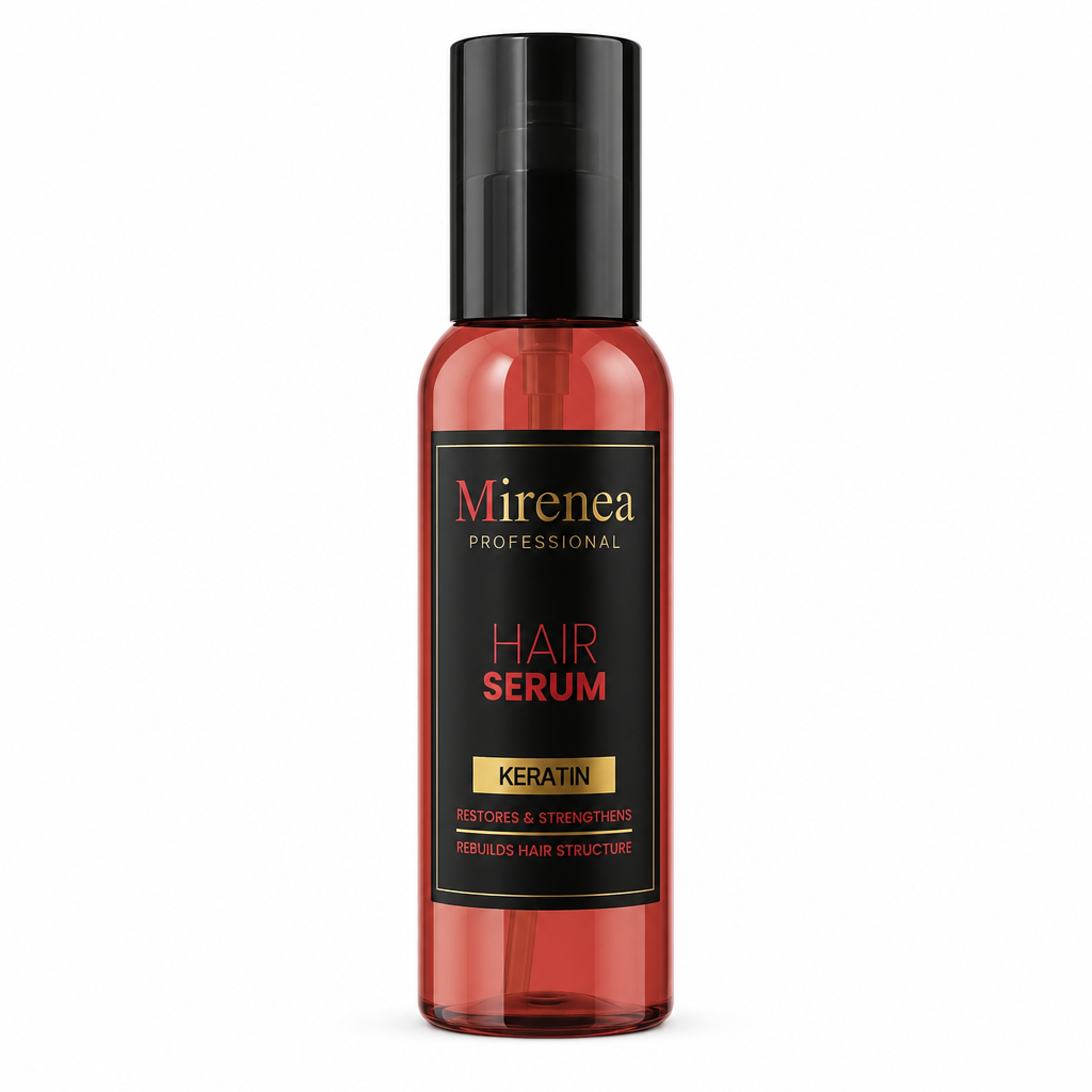 Mirenea Professional Hair Serum – Pflegeserum mit Keratin oder Arganöl für strapaziertes Haar