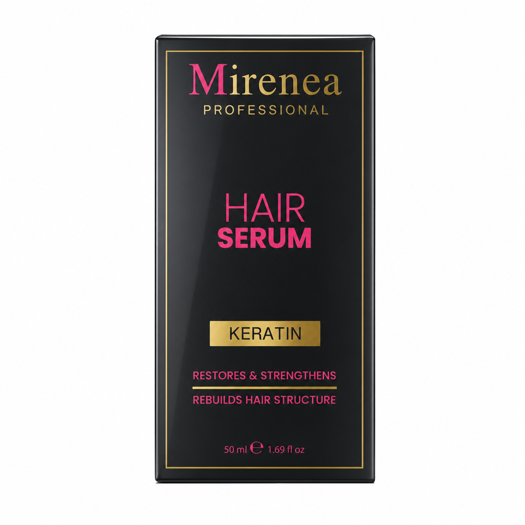 Mirenea Professional Hair Serum – Pflegeserum mit Keratin oder Arganöl für strapaziertes Haar