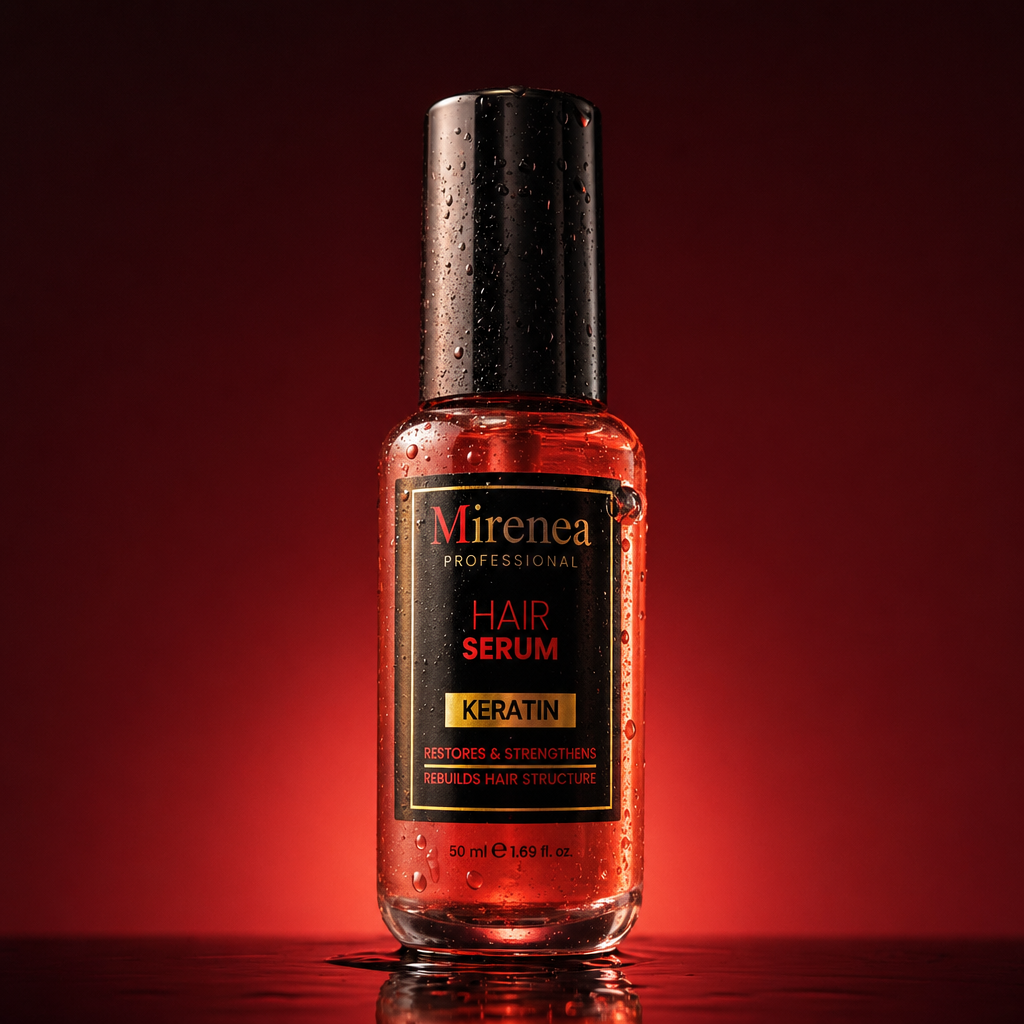 Mirenea Professional Hair Serum – Pflegeserum mit Keratin oder Arganöl für strapaziertes Haar
