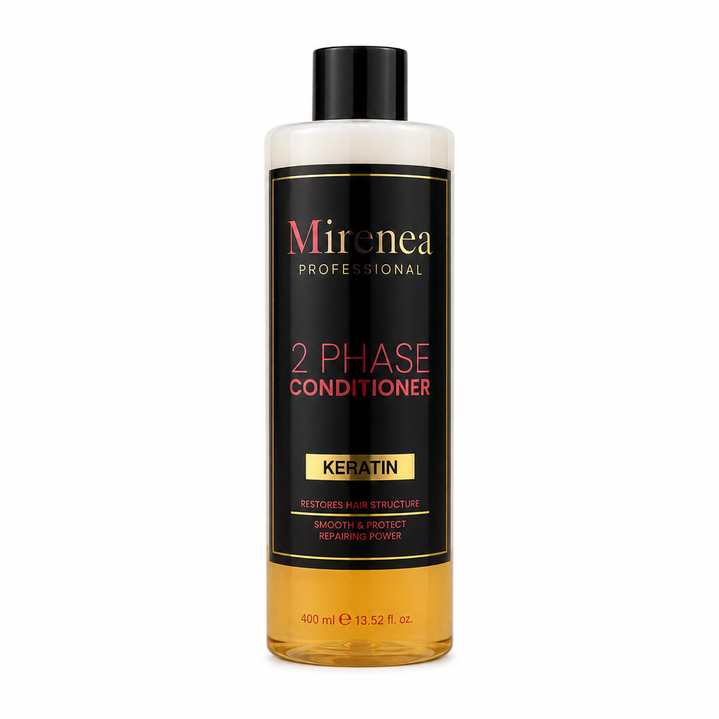 Mirenea Professional 2 Phase Conditioner Keratin – Biphasiges Leave-in-Spray für glattes Haar – Glanz & Schutz