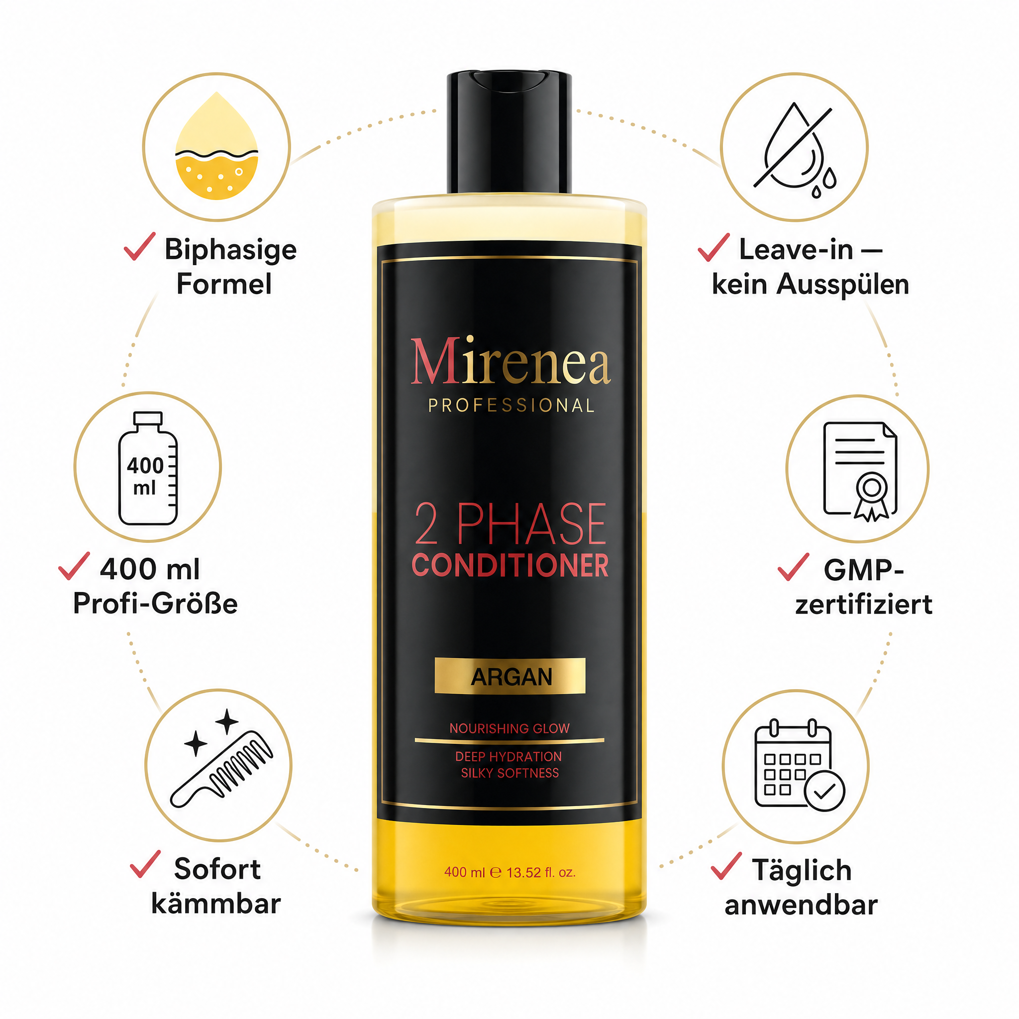 Mirenea Professional 2 Phase Conditioner – Biphasiges Leave-in-Spray