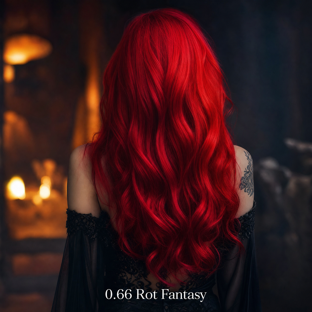 Mirenea Haarfarbe 0.66 Rot Fantasy am langen Haar (Symbolbild)