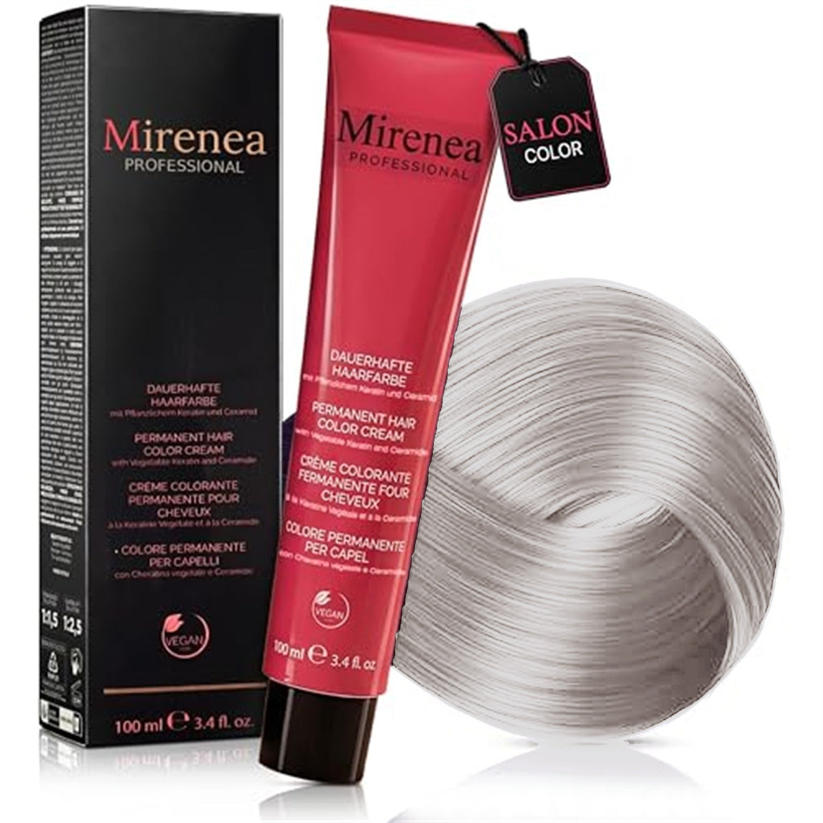 Mirenea Haarfarbe 11.1 Asch Superlightener