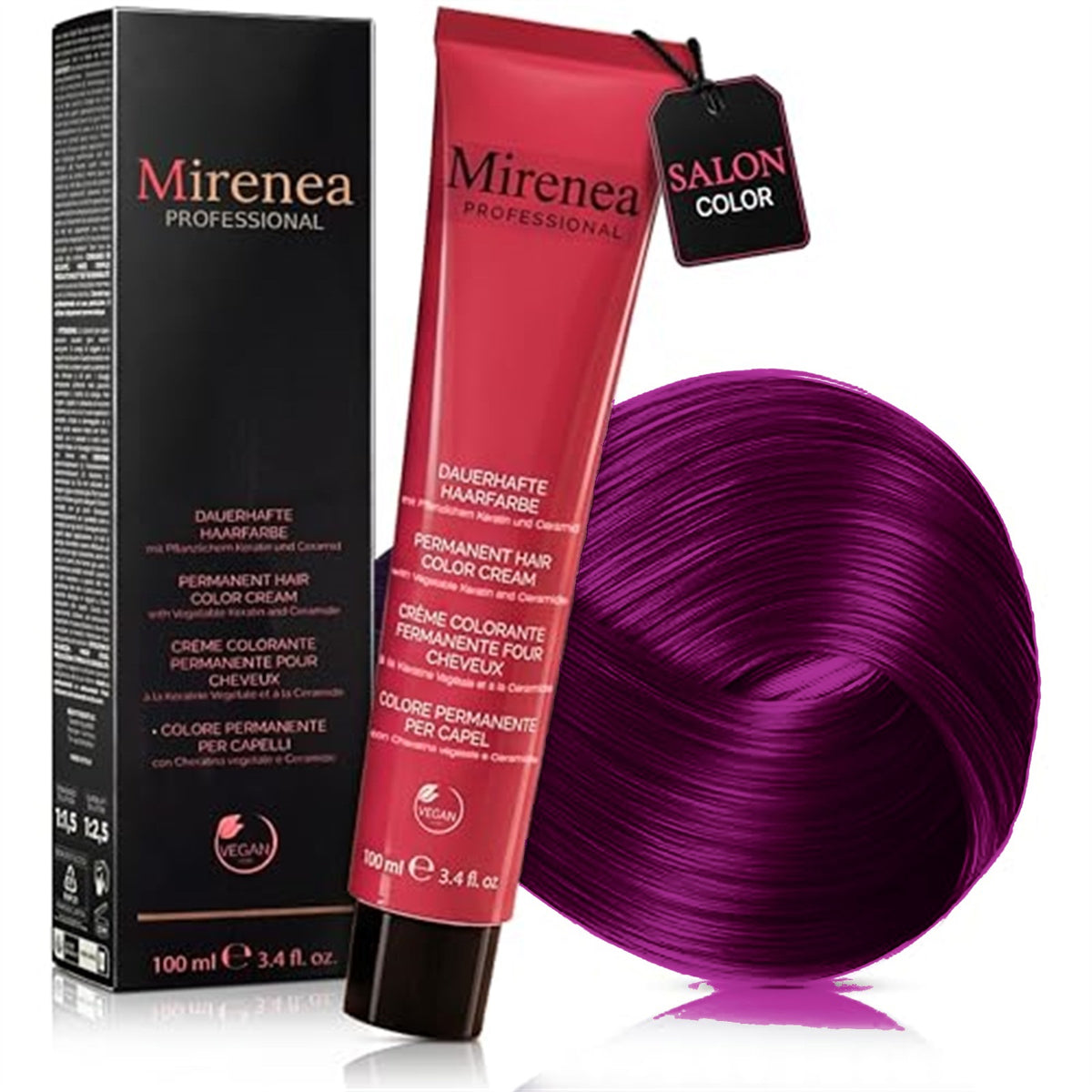 Mirenea Haarfarbe 6.22 Dunkelblond Violett Intensiv