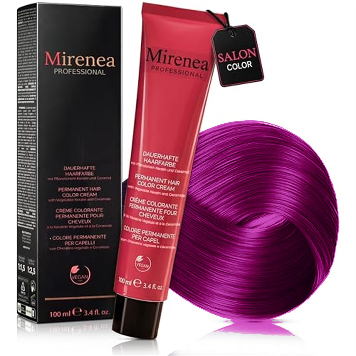Mirenea Haarfarbe 7.22 Mittelblond Violett Intensiv