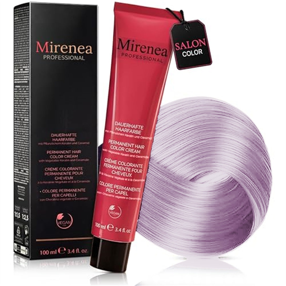 Mirenea Haarfarbe 9.21 Sehr Helles Blond Lavendel